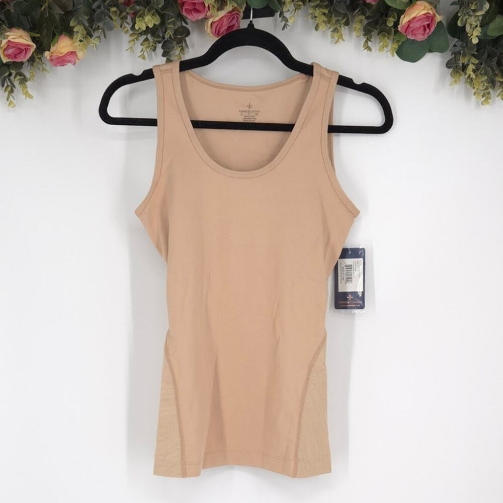 Tommie Copper Women's Lower Back Support Tank Nude Size Small NWT